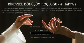 BİREYSEL DÖNÜŞÜM KOÇLUĞU              ( 4 HAFTA )